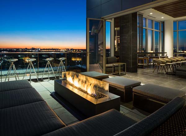 Good roof top in Washington DC
Whiskey Charlie on the roof of the canopy hotel on the SW riverfront for his PHENOMENAL views