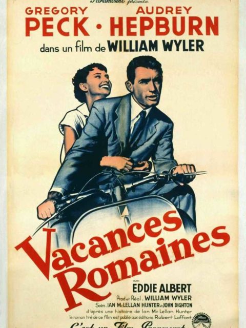 "Vacances romaines" - "Roman Holidays" un bijou cinématographique de William Wyler avec Audrey Hepburn et Grégory Peck
