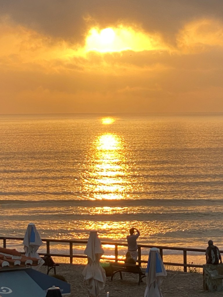 sunset in Algarve